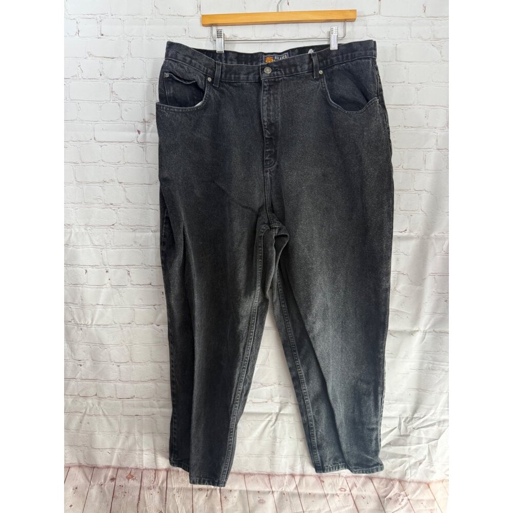 Route 66 Relaxed Fit Jeans Womens Size 22W Average Black Denim